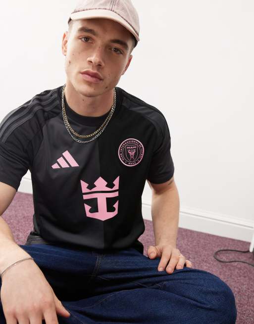 adidas Football – Inter Miami – Svart och rosa bortatröja, 2 av 4