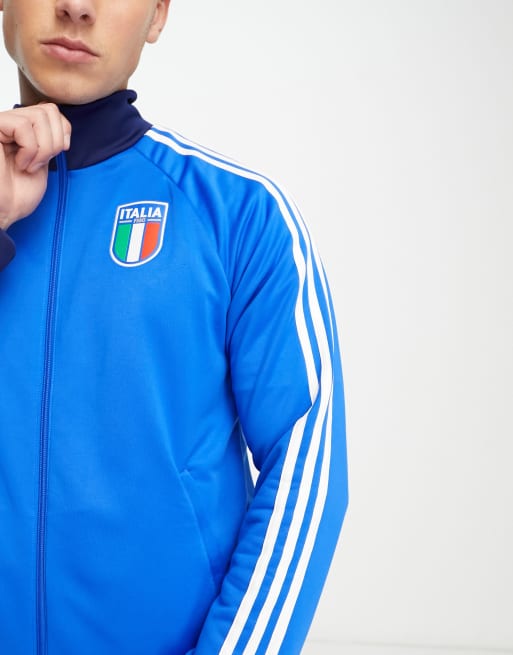 Adidas Italy Mens Tracksuit Jacket Track Top Vintage Retro Italia size S 