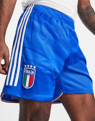 adidas Football Italy FIGC shorts in blue