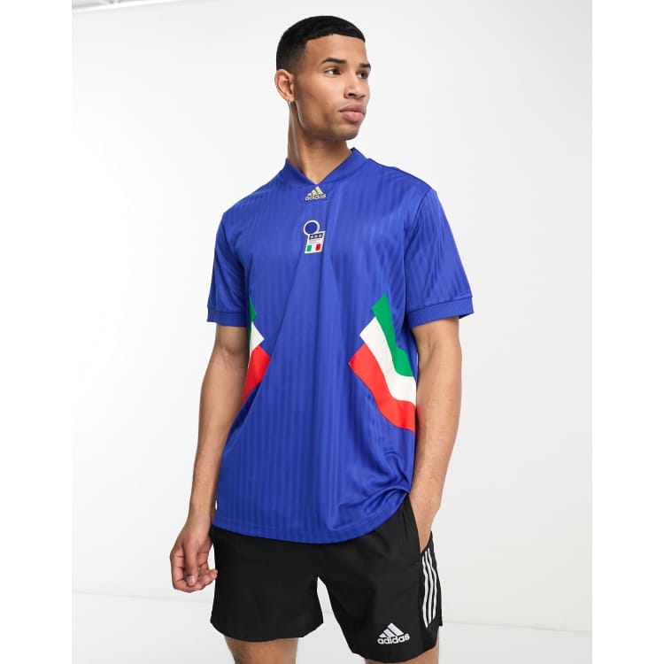 adidas Italy Icon Jersey - Blue, Men's Soccer