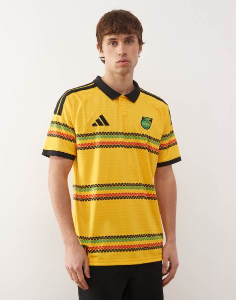 adidas Football Jamaica 25/26 home shirt in black print - view 1
