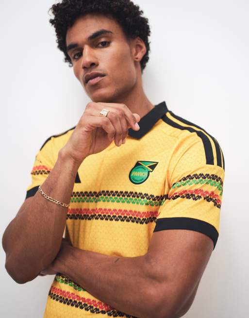 adidas Football Jamaica 26 Heimtrikot mit schwarzem Print, 2 von 5