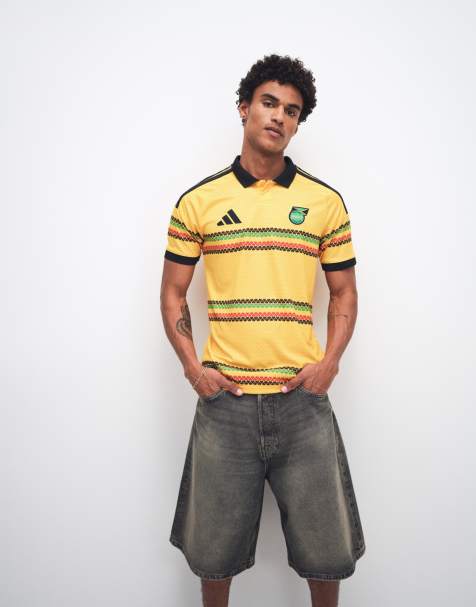 adidas Football Jamaica 26 maillot domicile à imprimé noir - view 1