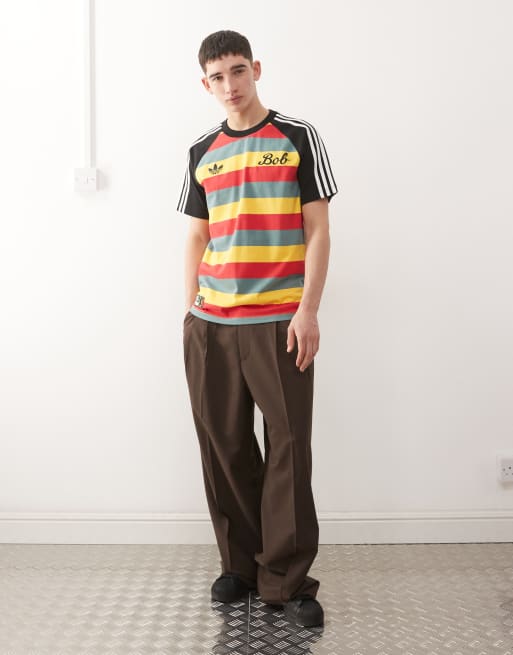 adidas Football – Jamaica Bob Marley OG – T-Shirt in Rot, Gelb und Grün, 2 von 5