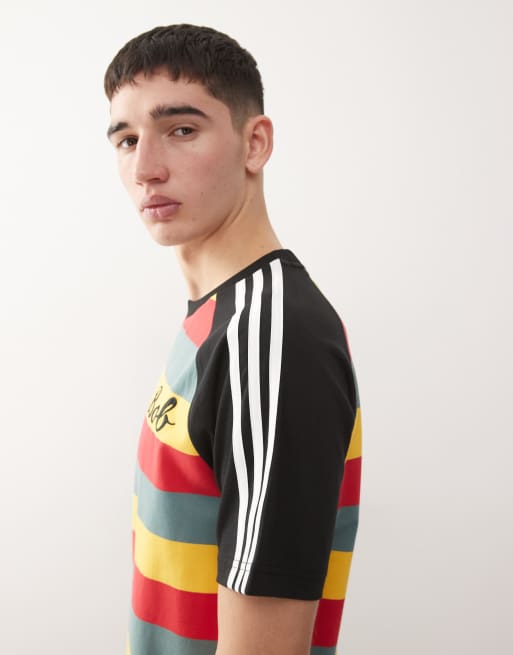 adidas Football – Jamaica Bob Marley OG – T-Shirt in Rot, Gelb und Grün, 4 von 5