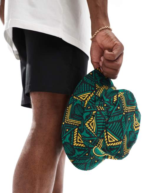 adidas Football Jamaica bucket hat in green, 3 of 4