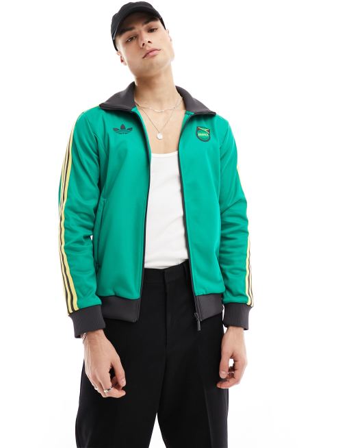 adidas Football - Jamaica Classics - Haut de survêtement - Vert , 3 de 4