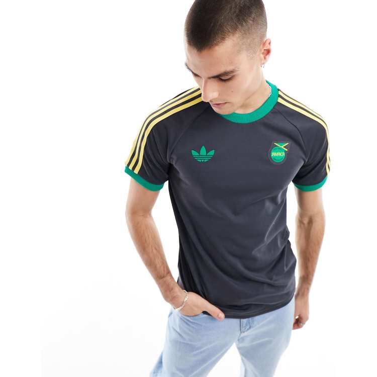 Black and best sale green adidas shirt