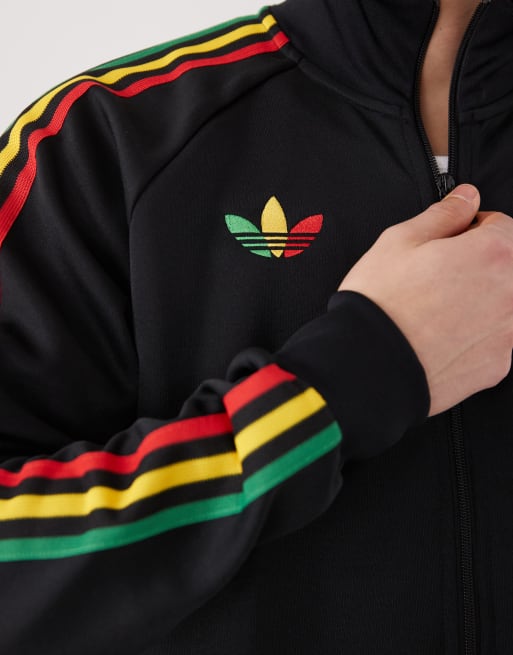 adidas Football Jamaica track top in black, 5 of 5