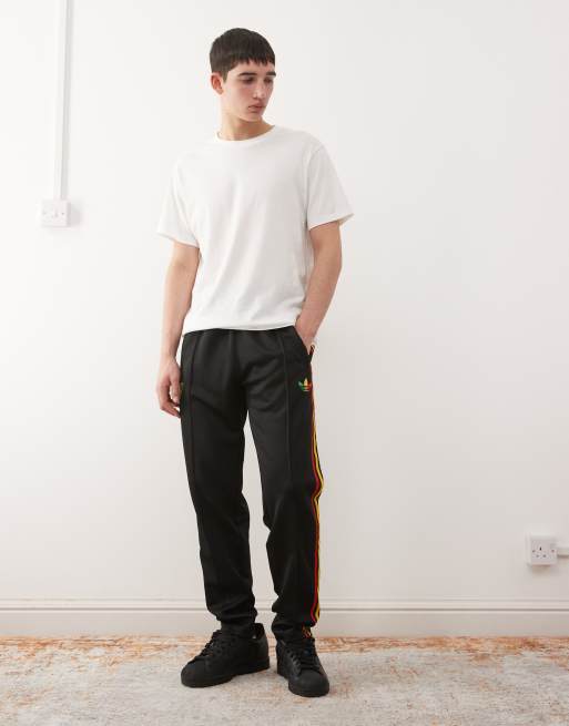 adidas Football Jamaica trackpants in black, 2 of 5
