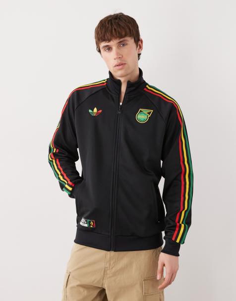 adidas Football Jamaica tracktop in black - view 1