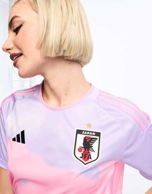 adidas Women's Japan 2023 Away Jersey - Pink / Purple