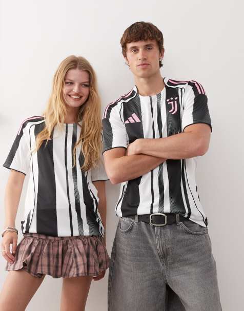adidas Football Juventus 25/26 home jersey in black and white - view 1