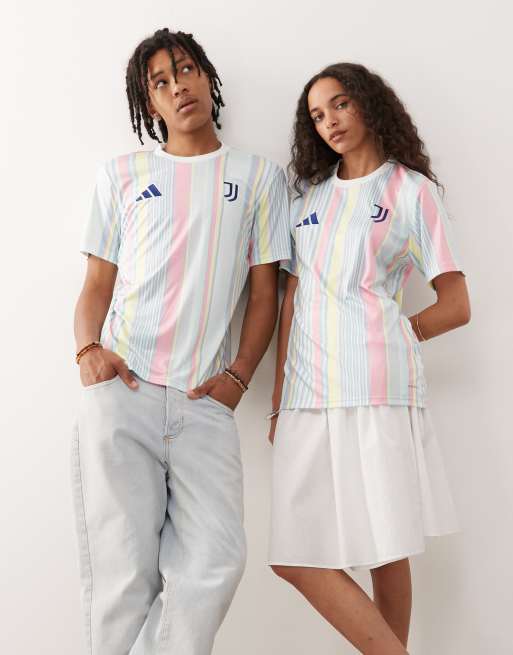 adidas Football Juventus 25/26 pre match jersey in white, 3 of 4