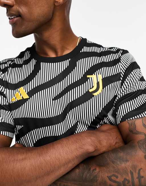 adidas Football Juventus club jersey t shirt in black ASOS