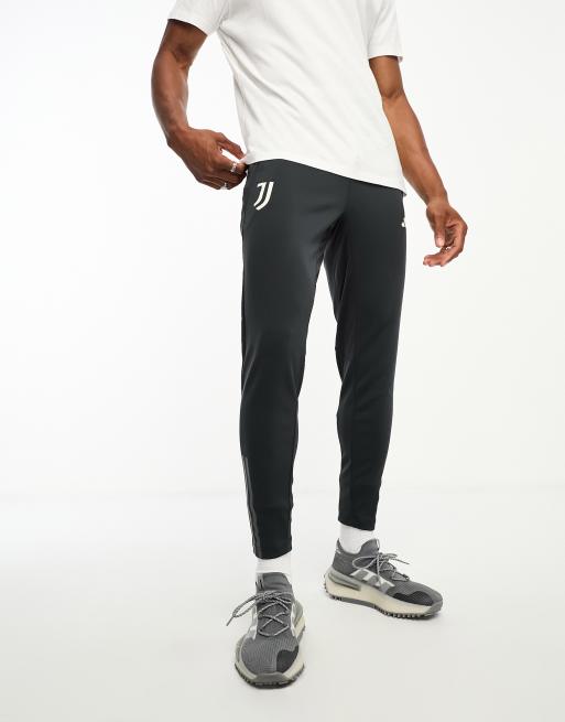 adidas Football – Juventus Club – Svarta mjukisbyxor för träning
