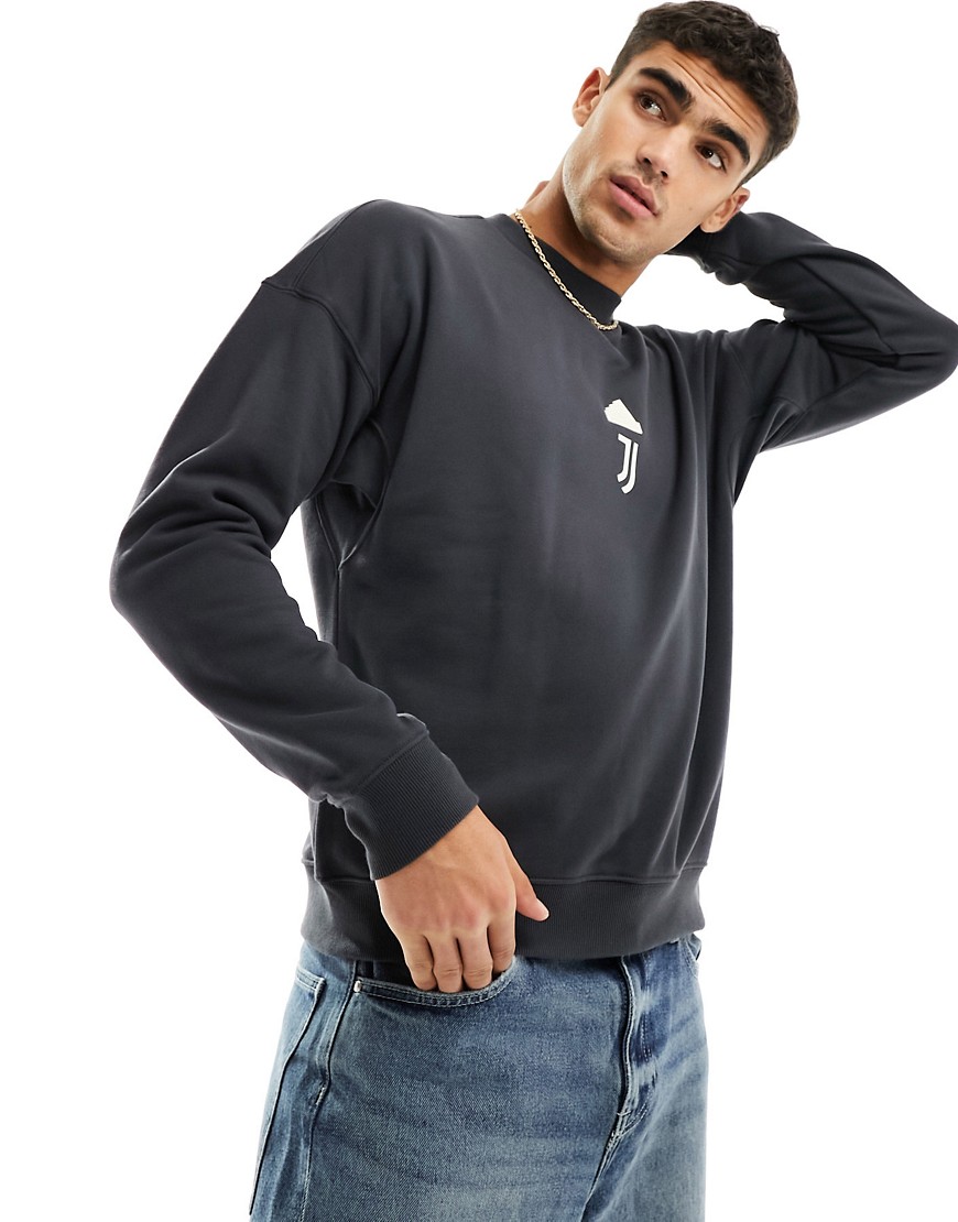 adidas Football Juventus club sweatshirt in black