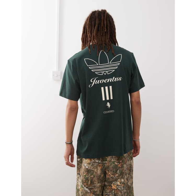 adidas Football Juventus Icon t-shirt in green | ASOS