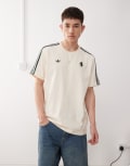 [adidas performance] adidas Football Juventus Icon t-shirt in white XS ecru tint