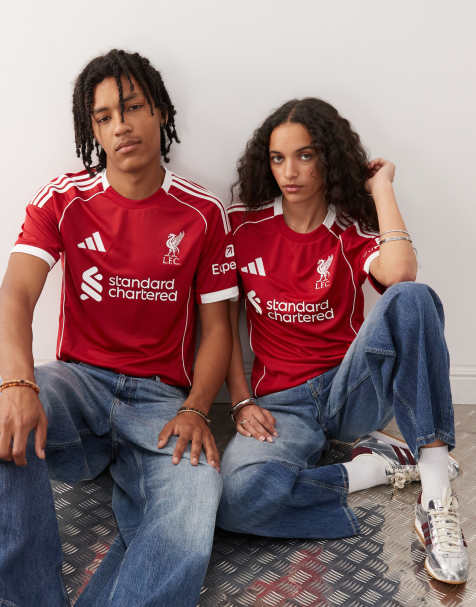 adidas Football Liverpool 25/26 home shirt in red - view 1