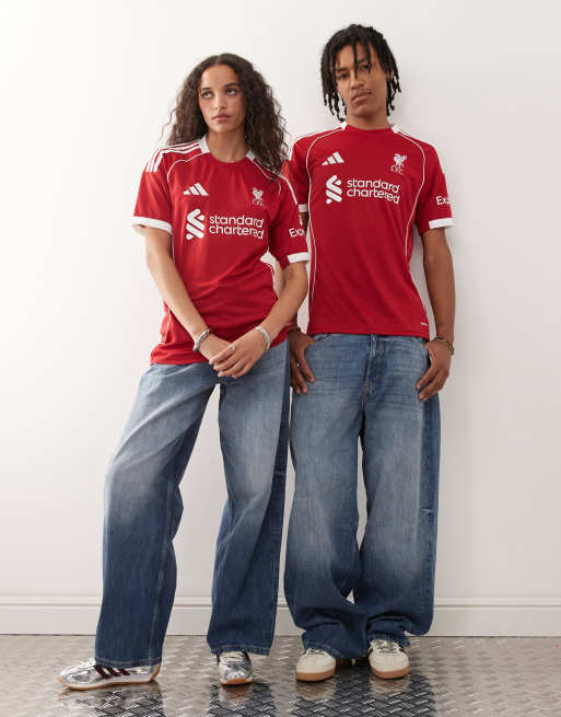 adidas Football Liverpool 25/26 home shirt in red, 3 of 4