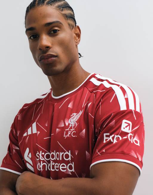 adidas Football – Liverpool 26/27 – Heimspiel-Trikot in Rot und Weiß, 5 von 5