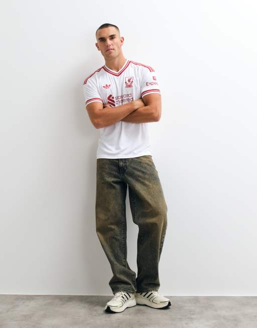 adidas Football Liverpool 26/27 maglia away bianca e rossa, 2 di 5