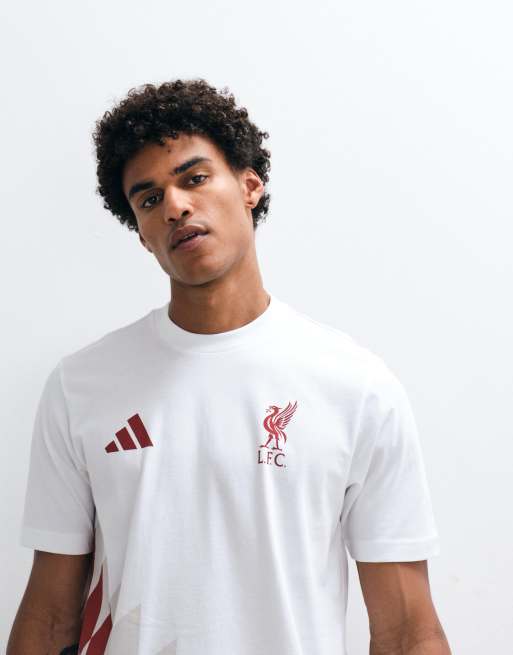 adidas Football – Liverpool 26/27 Stadium – T-Shirt in Weiß mit Print, 3 von 5