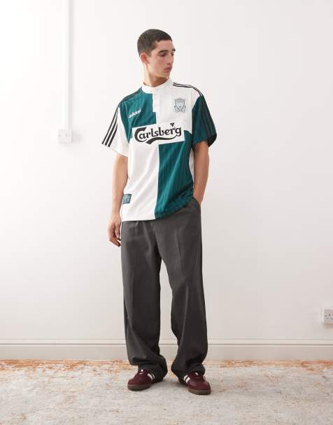 adidas Football - Liverpool 95 away Bring Back - Maglia bianca, verde e nera - view 1