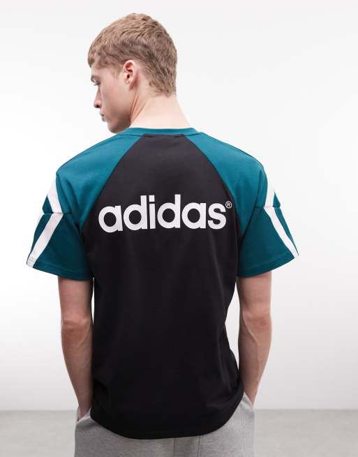 adidas Football - Liverpool 95 Bring Back - T-shirt nera, verde e bianca, 3 di 5