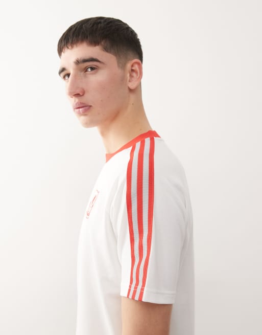 adidas Football – Liverpool – Biało-czerwony T-shirt, 4 z 5