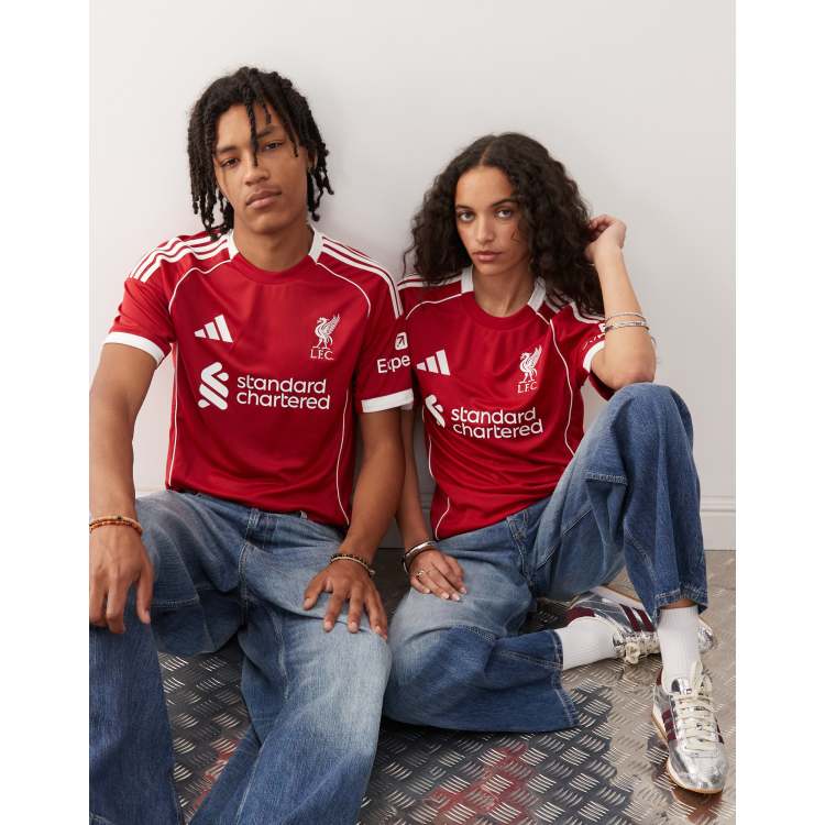 adidas Football – Liverpool FC 25/26 – Heimtrikot in Rot ASOS