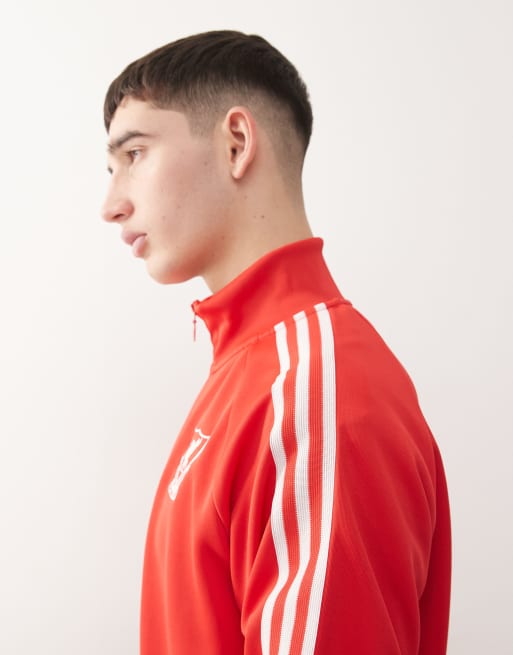 adidas Football Liverpool full zip jacket in red and white, 4 of 5