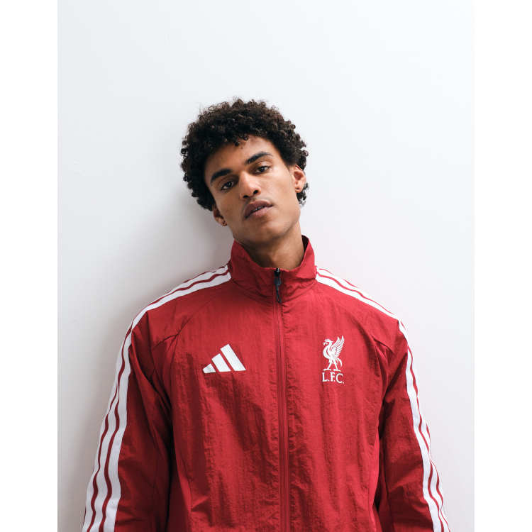 adidas Football Liverpool Home 26/27 Anthem jacket in red | ASOS