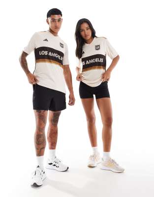 adidas Football - Los Angeles 24/25 - Ausweichtrikot in Beige-Weiß