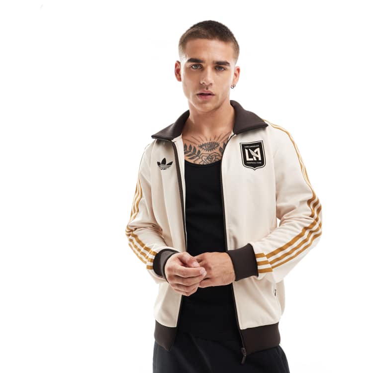 アディダス FIRST TRACK TOP ベージュ Brown adidas Originals The First Track Top - JD Sports Global