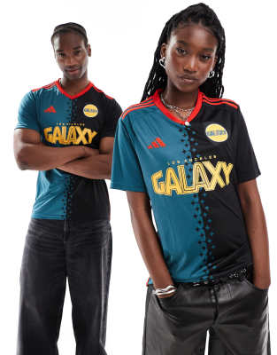 asos adidas Football Los Angeles Galaxy 24/25 third shirt in black
