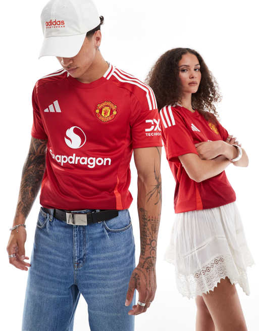 adidas Football – Manchester United 2024/25 Home – Czerwona koszulka piłkarska unisex