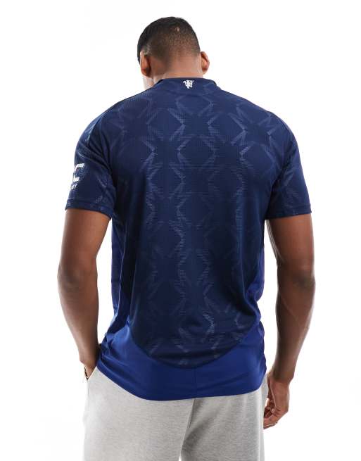 adidas Football – Manchester United 24/25 – Authentic-Auswärtstrikot in Blau, 3 von 4