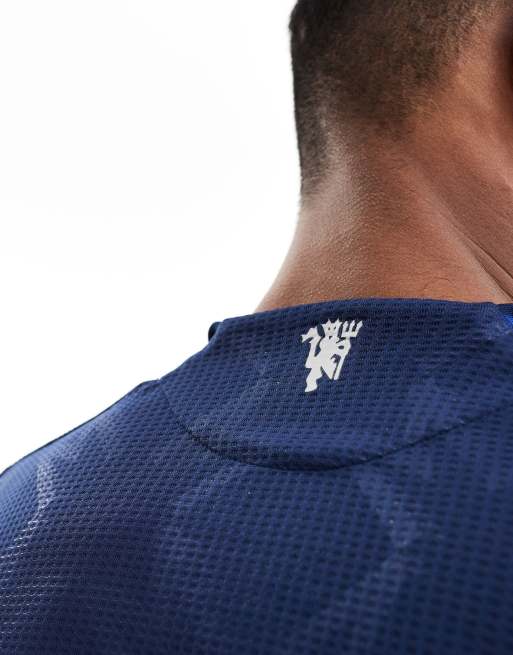 adidas Football – Manchester United 24/25 – Authentic-Auswärtstrikot in Blau, 4 von 4