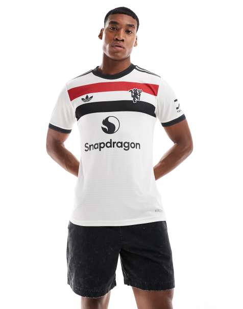adidas Football – Manchester United 24/25 – Authentisches Ausweichtrikot in Weiß - view 1