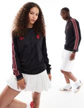 adidas Originals cable knit trefoil logo knitted jumper in