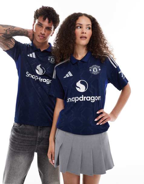 adidas Football - Manchester United 24/25 - Unisex - Marineblå udebanetrøje - view 1