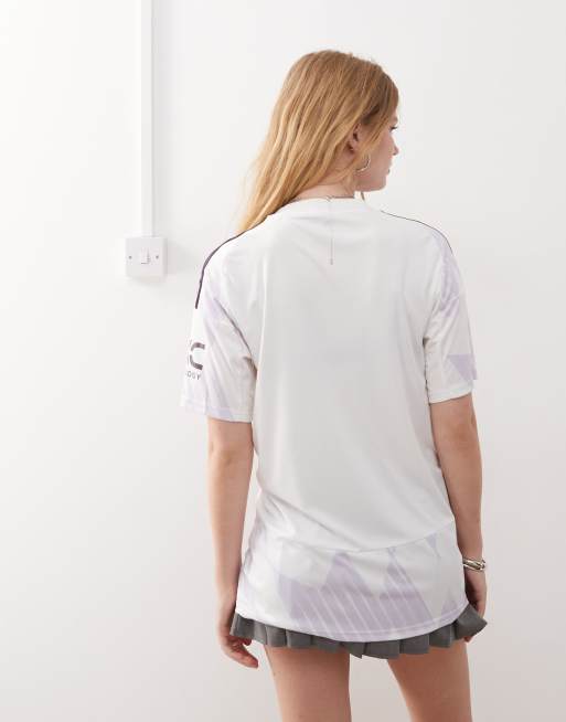 adidas Football –Manchester United 25/26 – Auswärtsspiel-Trikot in Weiß und Lila, 4 von 4