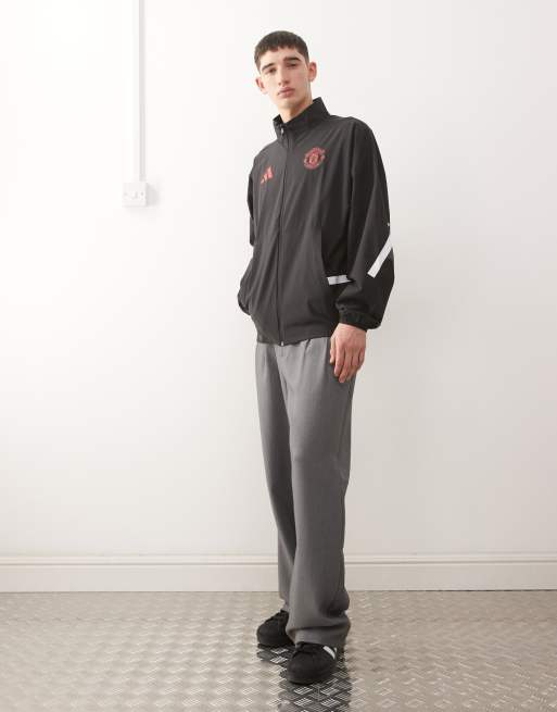 adidas Football - Manchester United 25/26 - Giacca anthem nera, 2 di 5