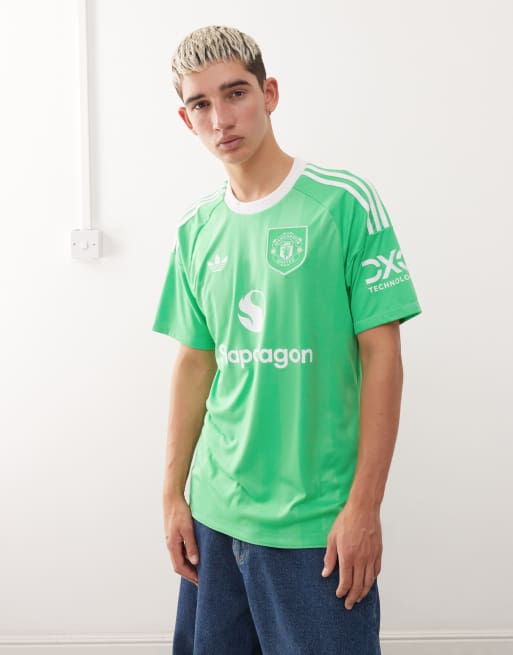 adidas Football – Manchester United 25/26 Goalkeeper – Zielona dżersejowa koszulka piłkarska 