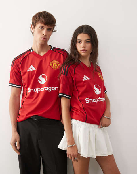 adidas Football Manchester United 25/26 home jersey in red