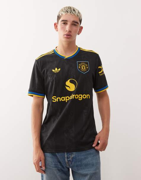 adidas Football – Manchester United 25/26 Third – Czarno-złota koszulka piłkarska - view 1
