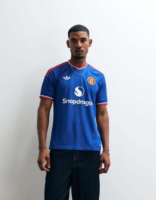 adidas Football Manchester United 26/27 Auswärtstrikot in Blau, 3 von 5
