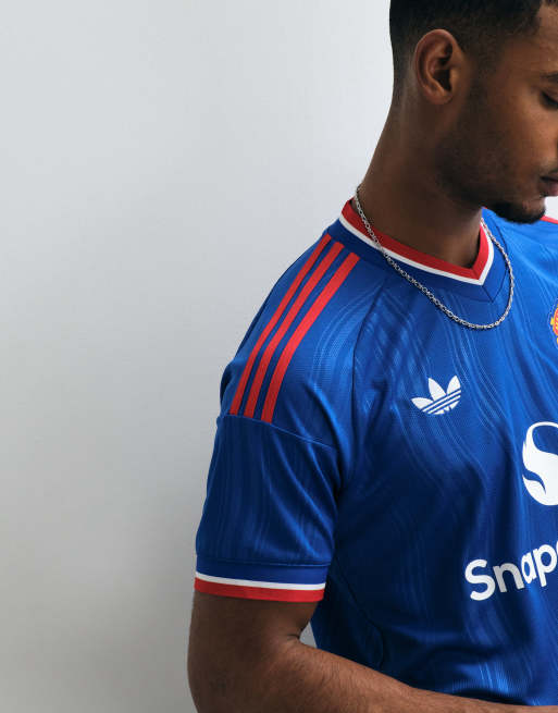 adidas Football Manchester United 26/27 Auswärtstrikot in Blau, 4 von 5